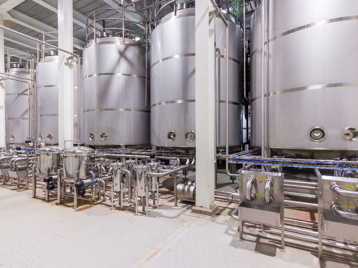 Chemical manufacturing equipment used for batch formulation and production